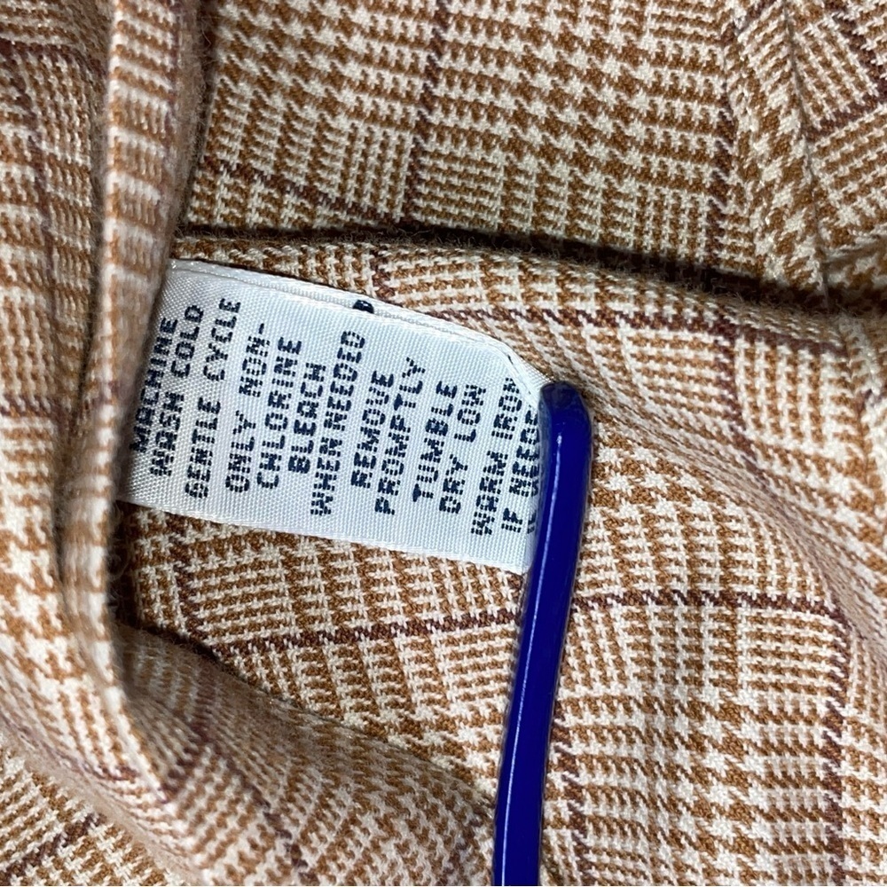 VTG Ralph Lauren Men's Custom Fit Twill Button Down Shirt Plaid Size M​​​​​ - Picture 7 of 10